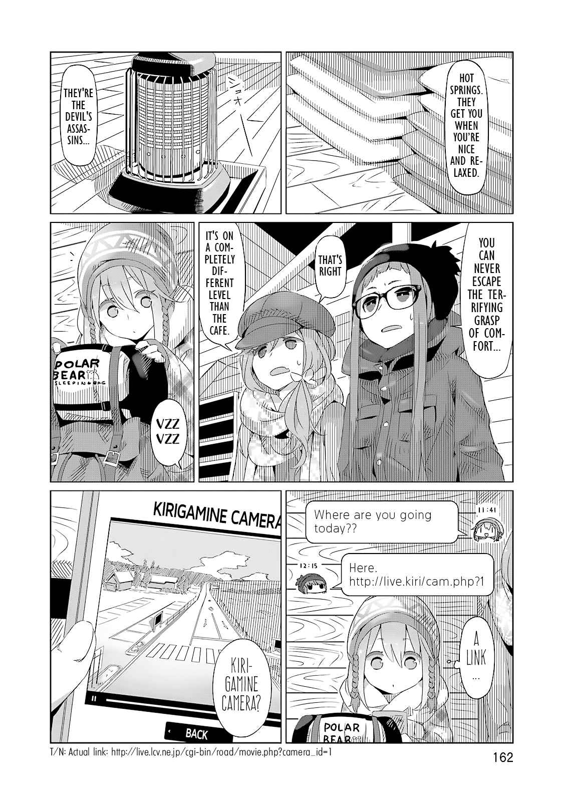 Yurucamp △ Vol. 1 Ch. 6 Winter Camping and a Mountain Cafe