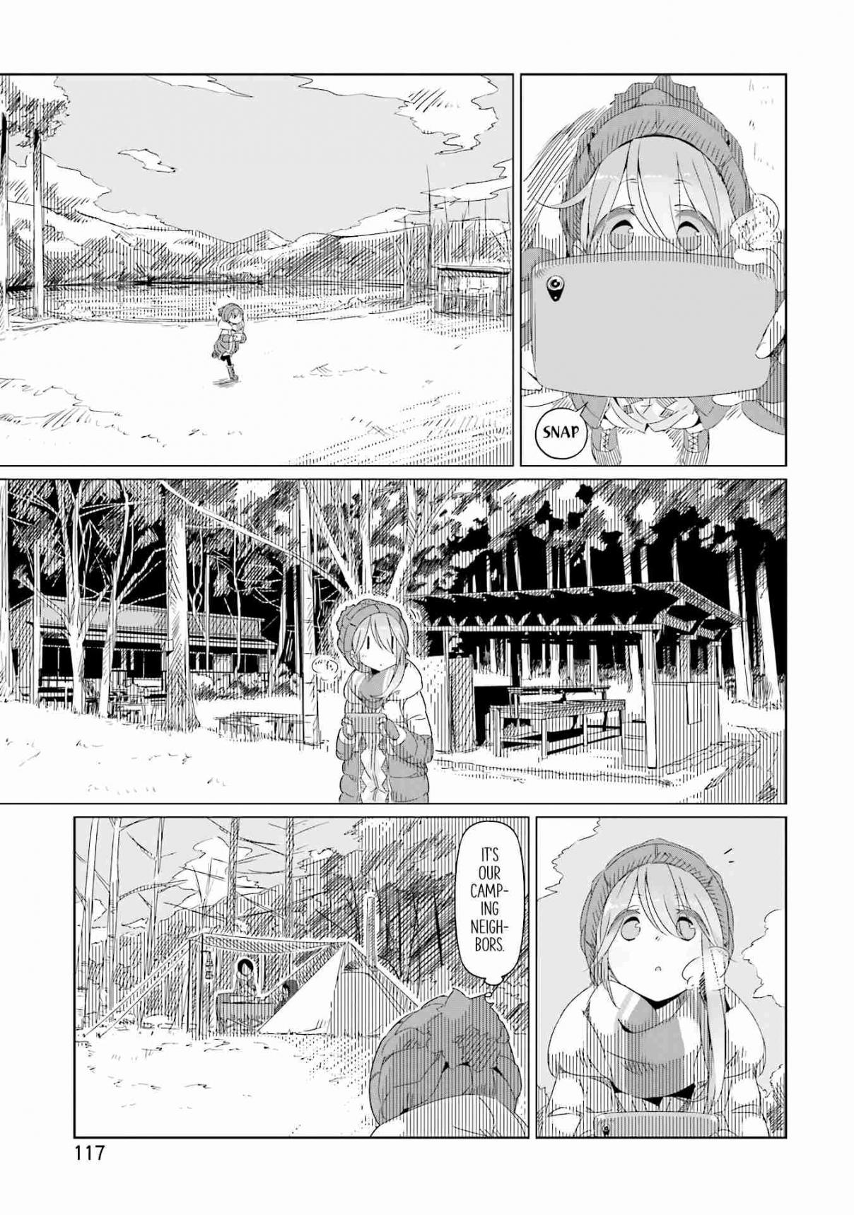 Yurucamp △ Vol. 2 Ch. 11 Winter Camping and Lake Shibire