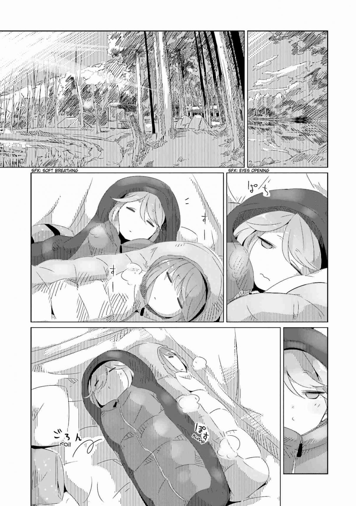 Yurucamp △ Vol. 2 Ch. 12 Campers, and their night by the lake