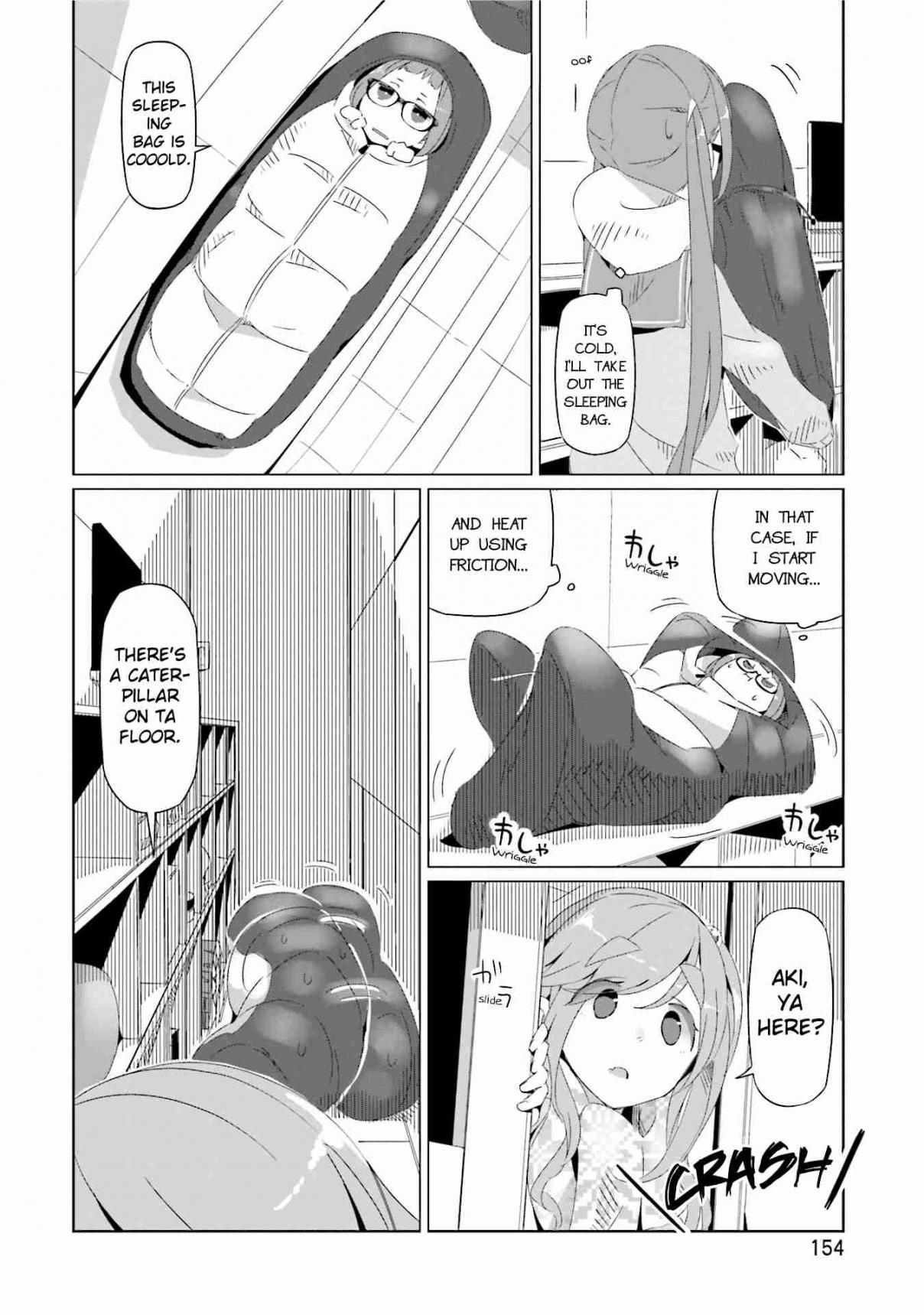 Yurucamp △ Vol. 2 Ch. 13 Tests, and an introduction to fancy camping