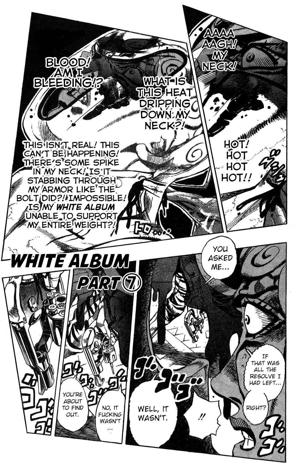 JoJo's Bizarre Adventure Part 5 Vento Aureo Vol. 9 Ch. 76 White Album Part 7