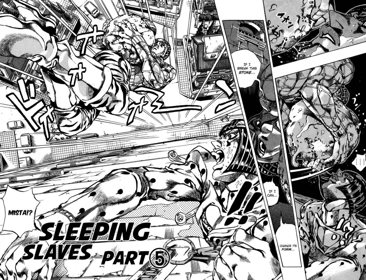 JoJo's Bizarre Adventure Part 5 Vento Aureo Vol. 17 Ch. 155 Sleeping Slaves Part 5