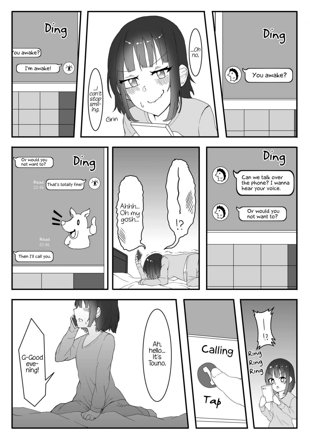 A Yuri Manga Between a Delinquent and a Quiet Girl That Starts From a Misunderstanding Ch. 3