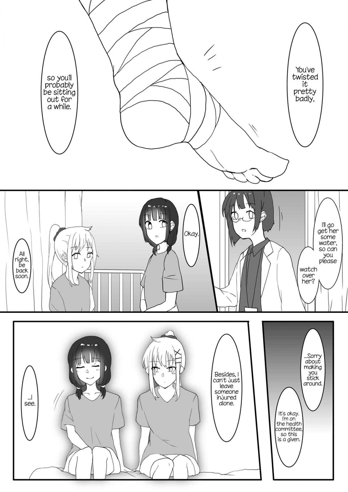 A Yuri Manga Between a Delinquent and a Quiet Girl That Starts From a Misunderstanding Ch. 4