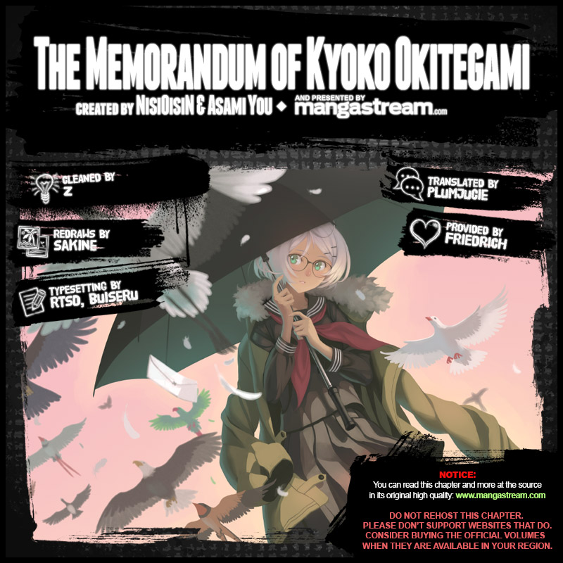 The Memorandum of Kyoko Okitegami 14