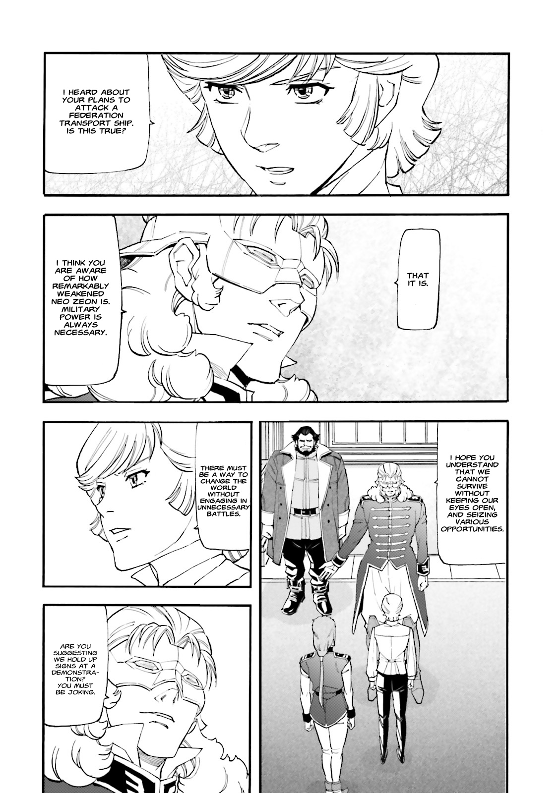 Kidou Senshi Gundam UC (Unicorn) Bande Dessinée: Episode 0 Vol. 1 Ch. 5 Neo Zeon <Dangerous Signs>