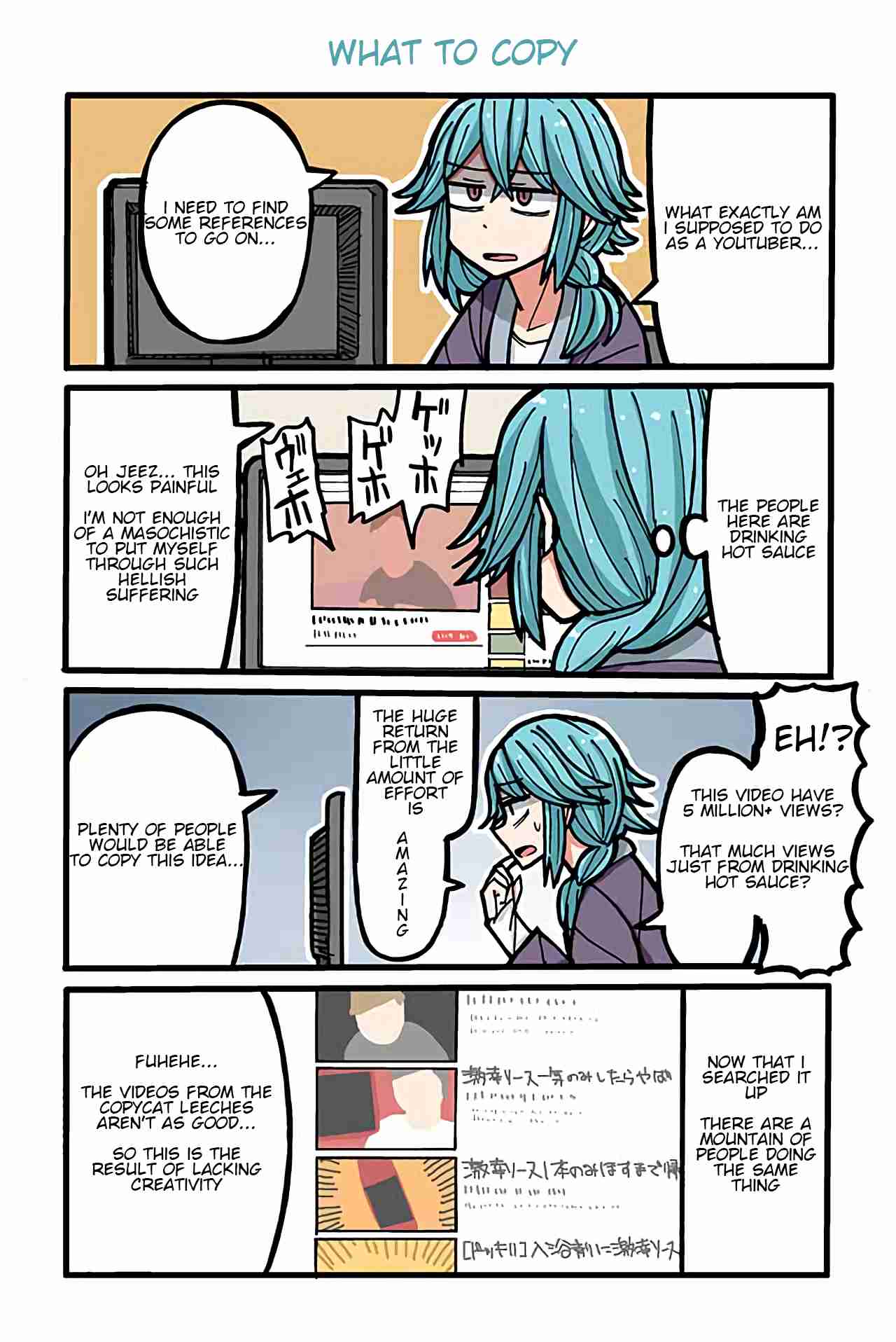 Lazy Idol Yamada's Life as a Youtuber Ch. 4 What to Copy