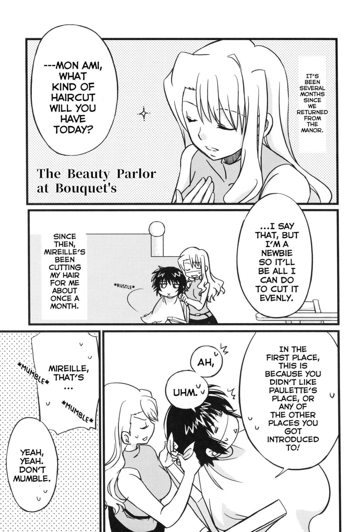 Noir Beware of Coppelia! (Doujinshi) Vol. 1 Ch. 9 The Beauty Parlor at Bouquet's (by Takemaru)