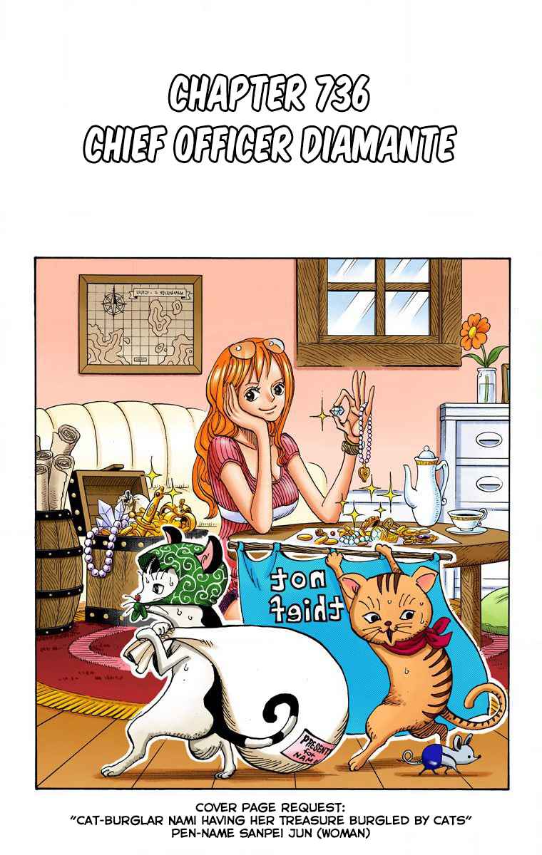 One Piece Digital Colored Comics Vol. 74 Ch. 736