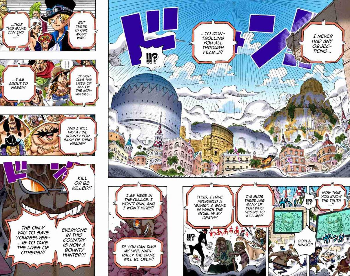 One Piece Digital Colored Comics Vol. 75 Ch. 745 Birdcage