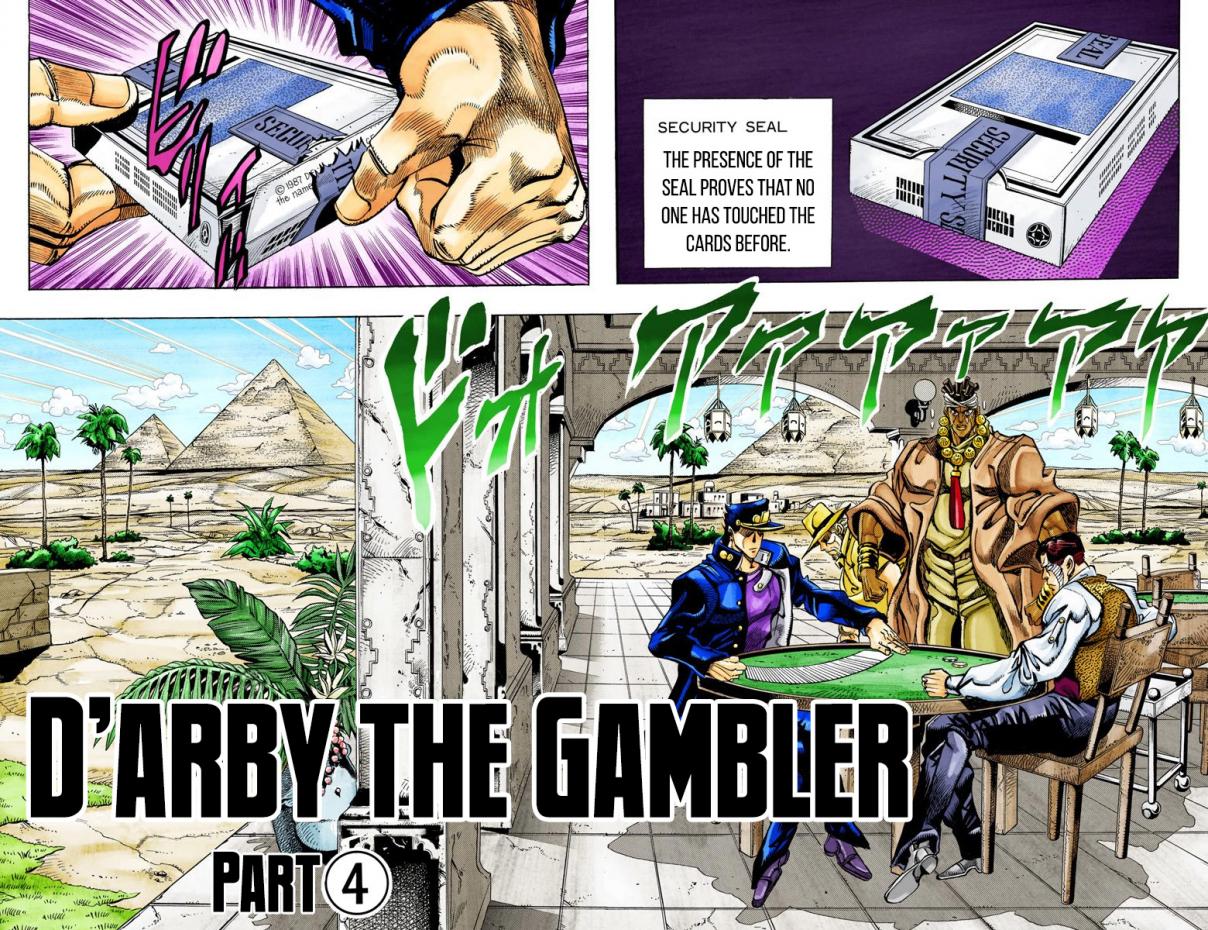 JoJo's Bizarre Adventure Part 3 Stardust Crusaders [Official Colored] Vol. 11 Ch. 101 D'arby the Gamber Part 4