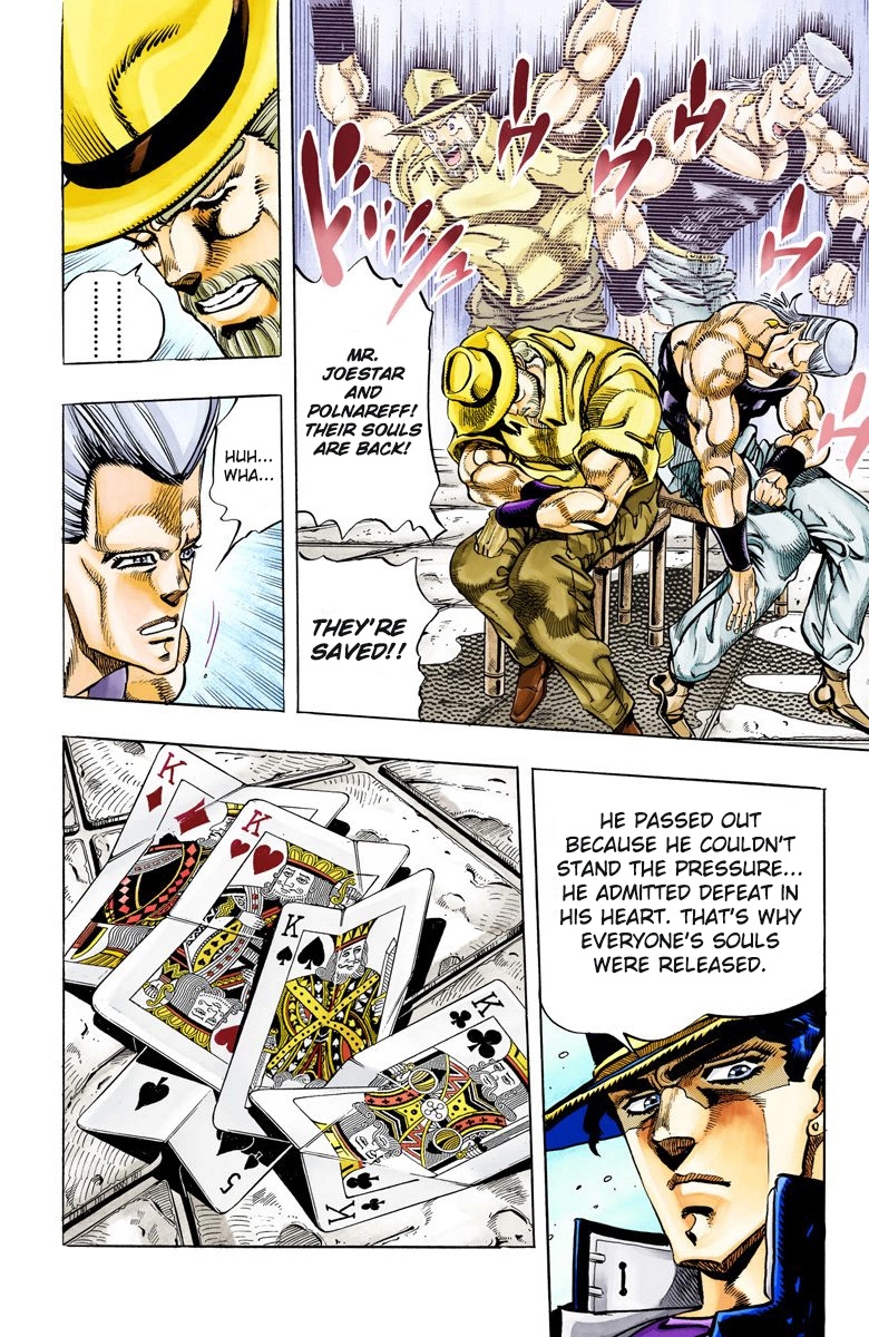 JoJo's Bizarre Adventure Part 3 Stardust Crusaders [Official Colored] Vol. 11 Ch. 103 D'arby the Gambler Part 6
