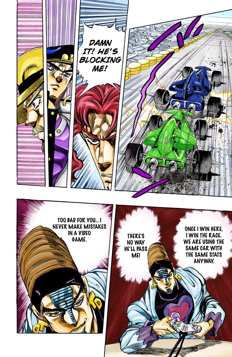 JoJo's Bizarre Adventure Part 3 Stardust Crusaders [Official Colored] Vol. 13 Ch. 117 D'arby the Gamer Part 4