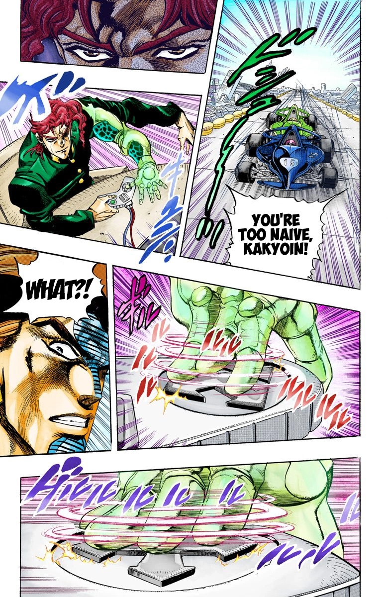 JoJo's Bizarre Adventure Part 3 Stardust Crusaders [Official Colored] Vol. 13 Ch. 117 D'arby the Gamer Part 4