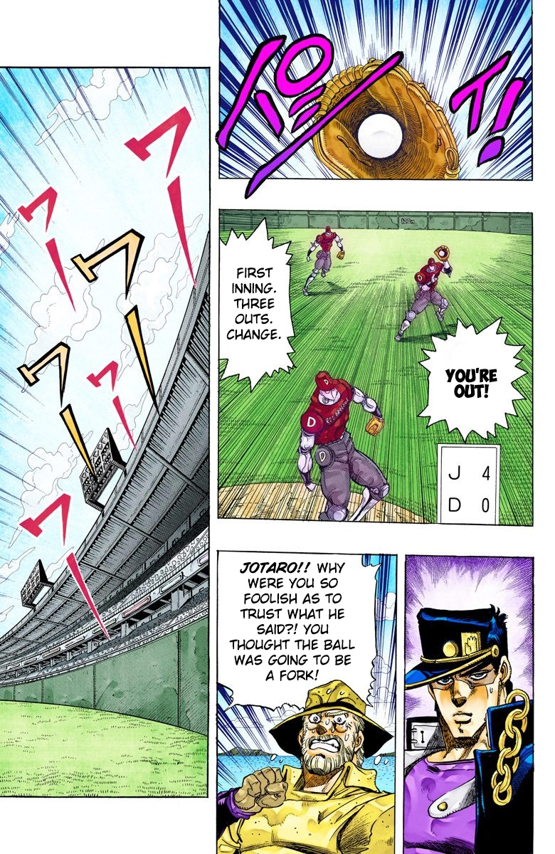 JoJo's Bizarre Adventure Part 3 Stardust Crusaders [Official Colored] Vol. 13 Ch. 122 D'arby the Gamer Part 9