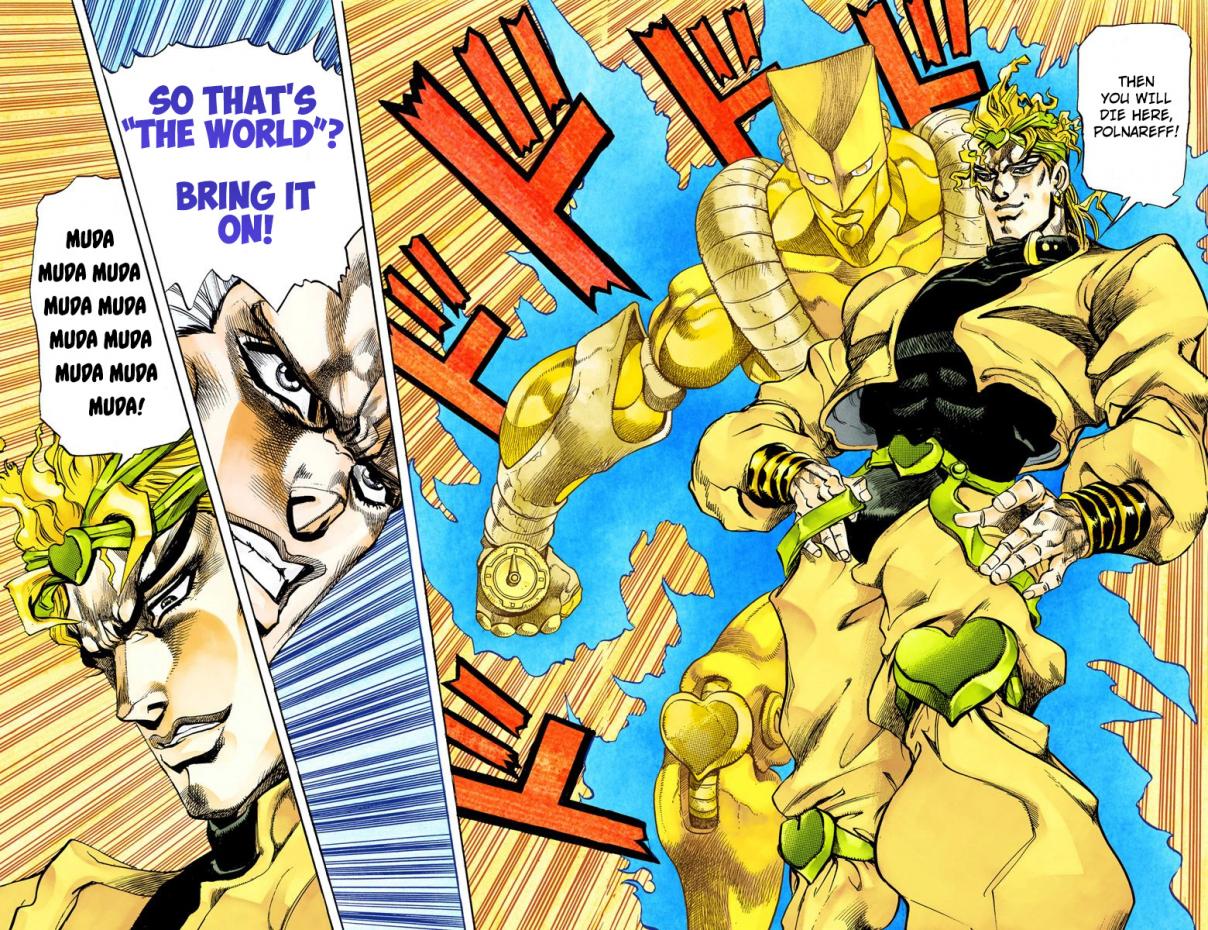 JoJo's Bizarre Adventure Part 3 Stardust Crusaders [Official Colored] Vol. 15 Ch. 135 DIO's World Part 2