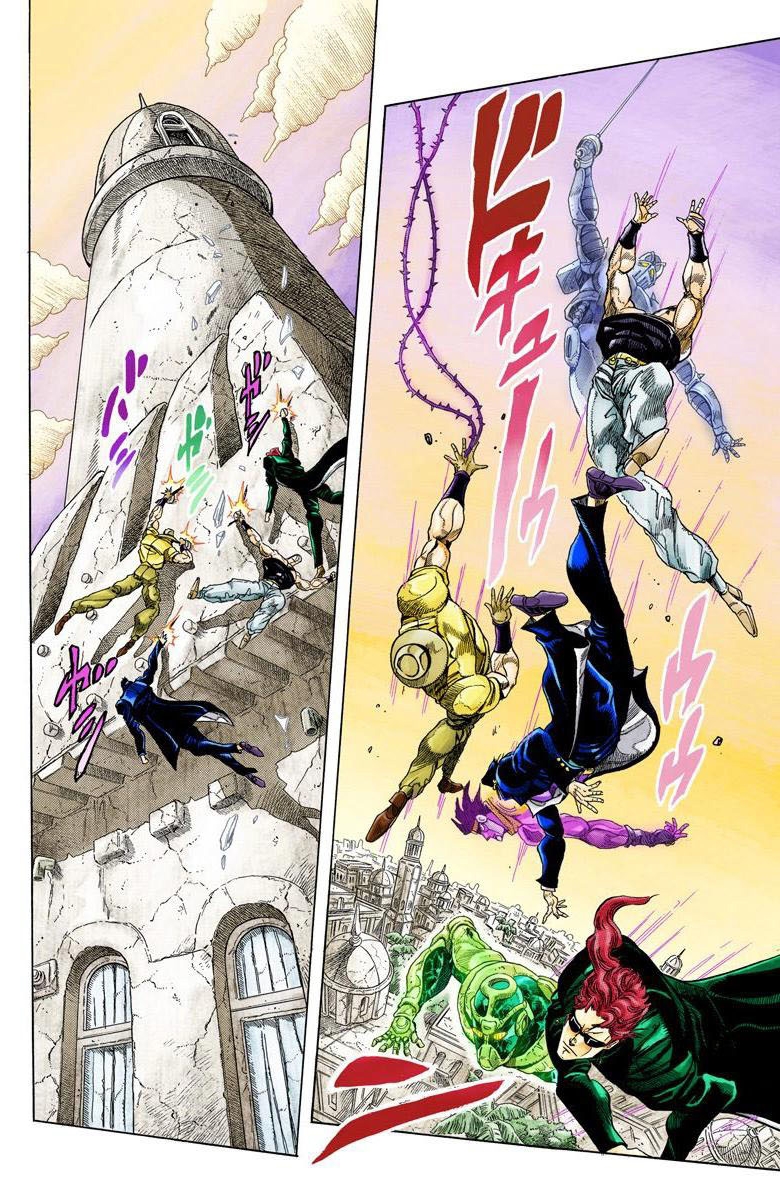 JoJo's Bizarre Adventure Part 3 Stardust Crusaders [Official Colored] Vol. 15 Ch. 137 DIO's World Part 4
