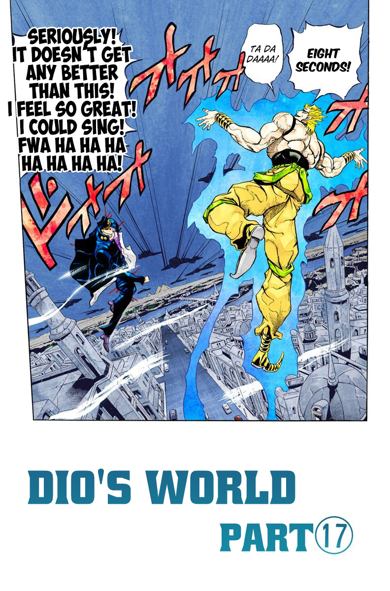 JoJo's Bizarre Adventure Part 3 Stardust Crusaders [Official Colored] Vol. 16 Ch. 150 DIO's World Part 17
