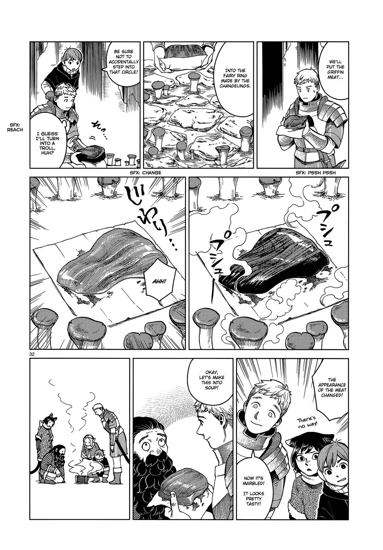 Dungeon Meshi Ch. 49 Griffin Soup