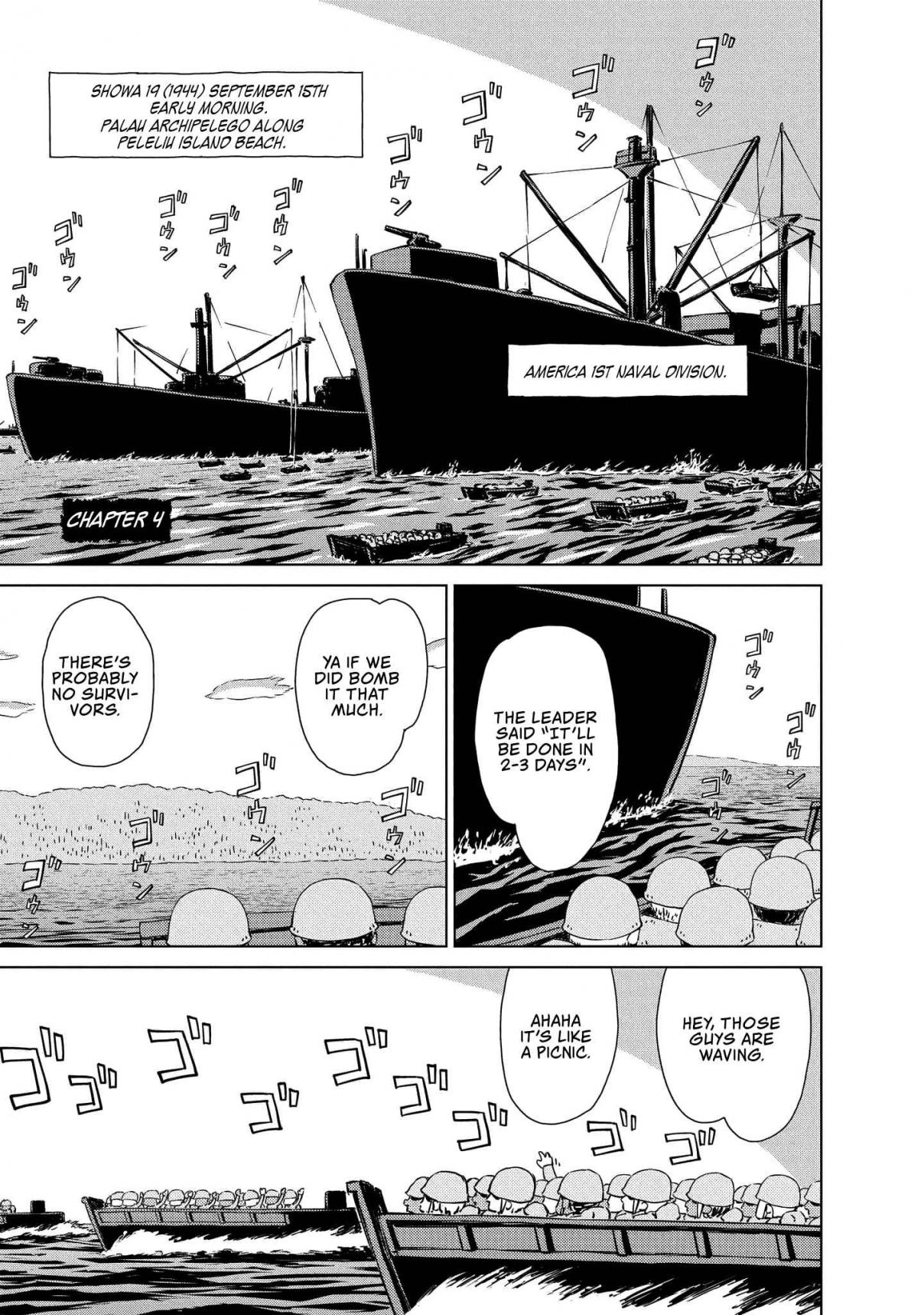 Peleliu: Guernica of Paradise Vol. 1 Ch. 4 Morning of the Fight