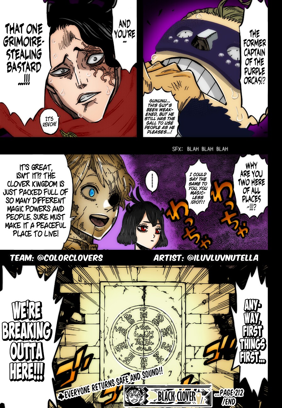 Black Clover (Fan Colored) Ch. 212 Page 212