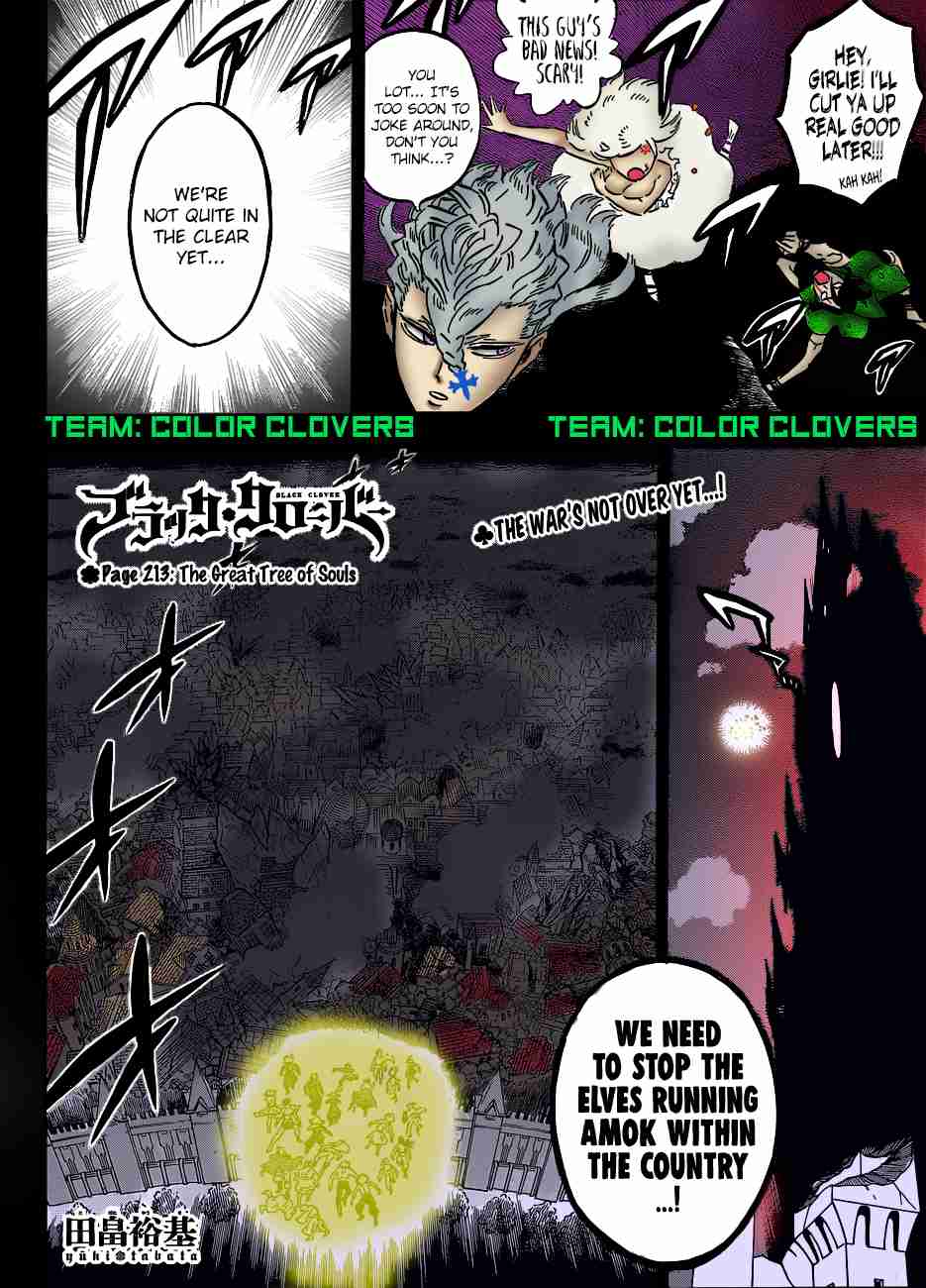 Black Clover (Fan Colored) Ch. 213 Page 213
