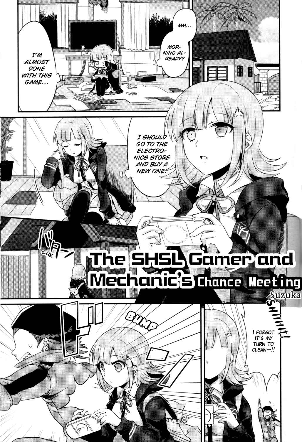 Danganronpa 1&2 Comic Anthology Vol. 1 Ch. 8 The Super High School Level Gamer and Mechanic's Chance Meeting by Suzuka