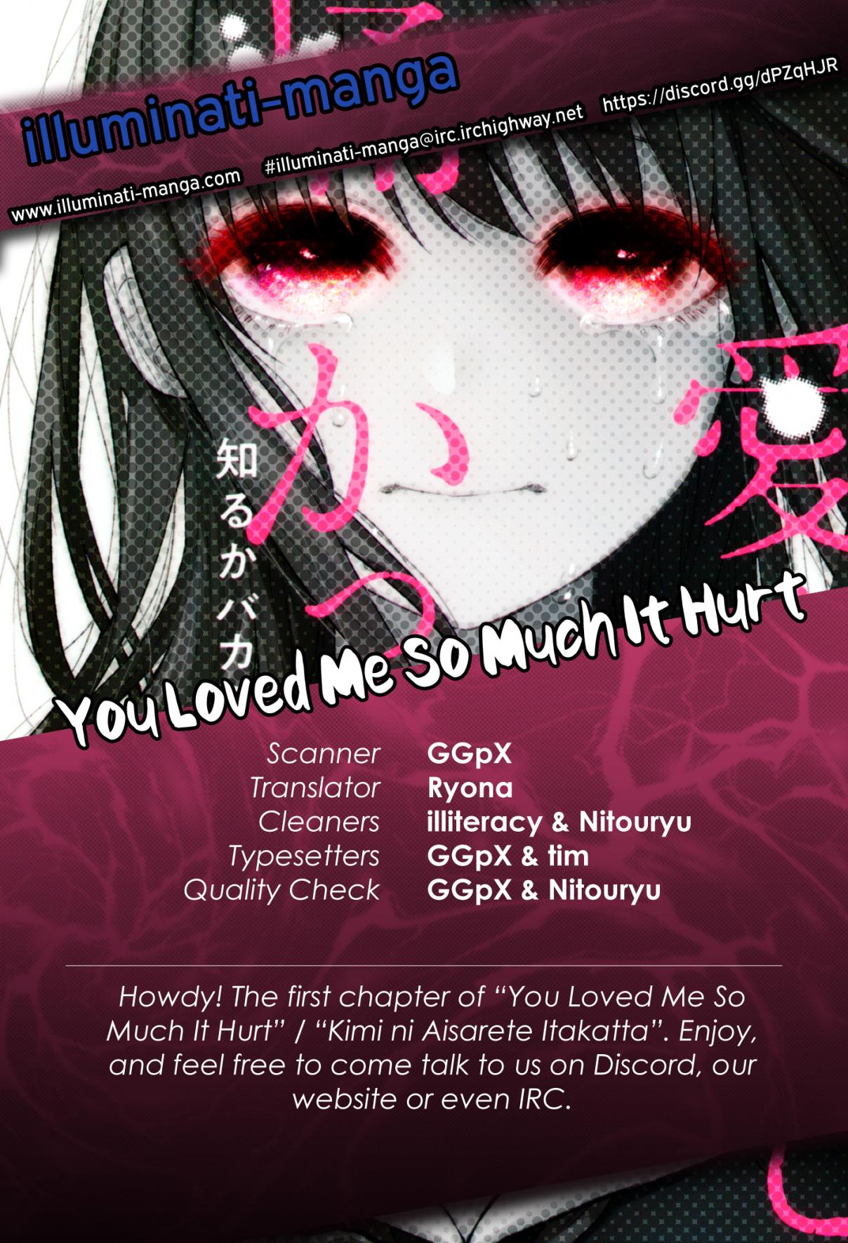 You Loved Me So Much It Hurt Vol. 1 Ch. 1 My Place