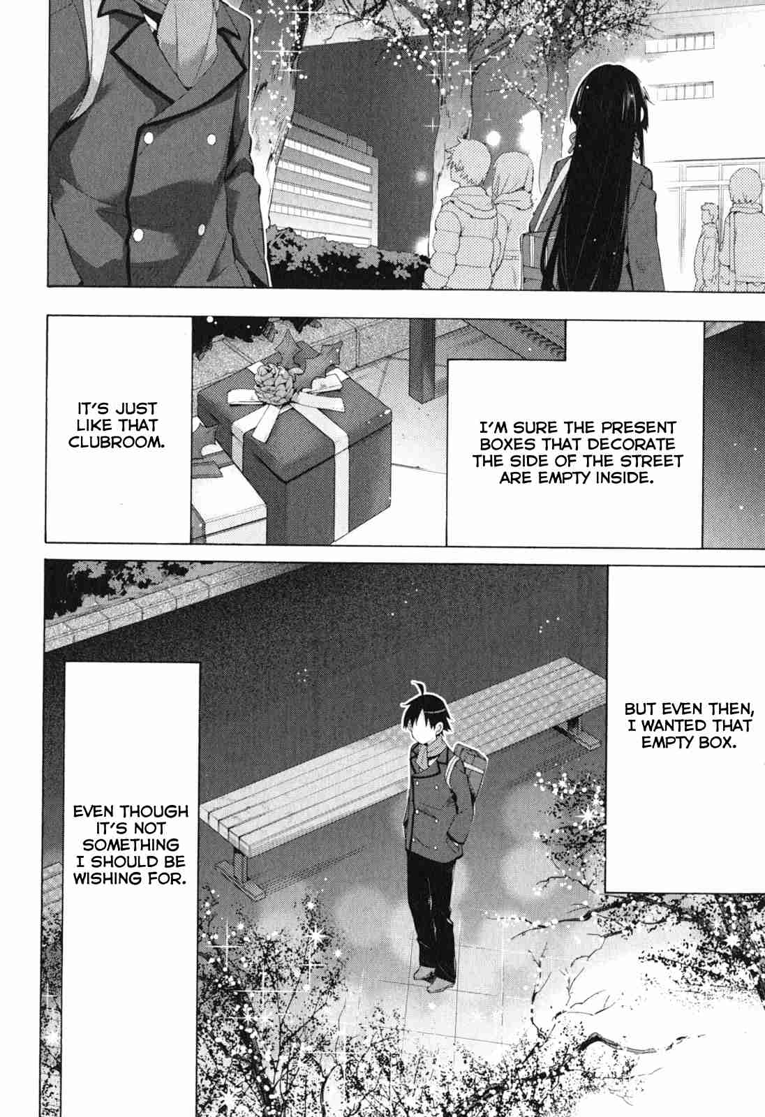 Yahari Ore no Seishun Love Come wa Machigatteiru. Monologue Vol. 9 Ch. 38