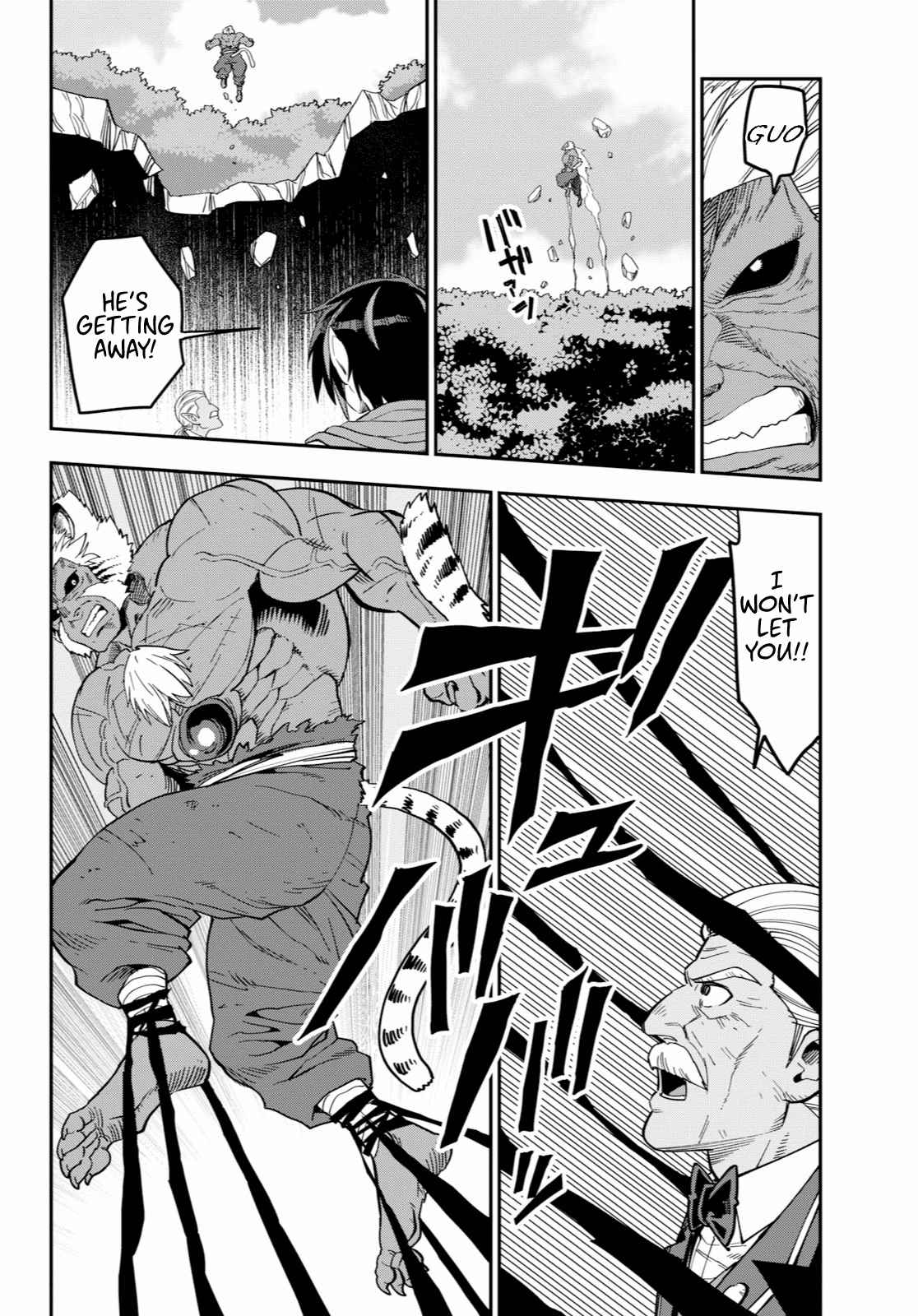 Konjiki no Word Master Yuusha Yonin ni Makikomareta Unique Cheat Ch. 52 Attack of the Insane Beastman, Part 2