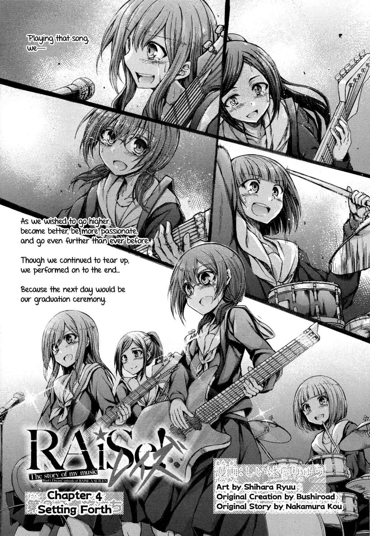 BanG Dream! RAiSe! The story of my music Ch. 4 Setting Forth