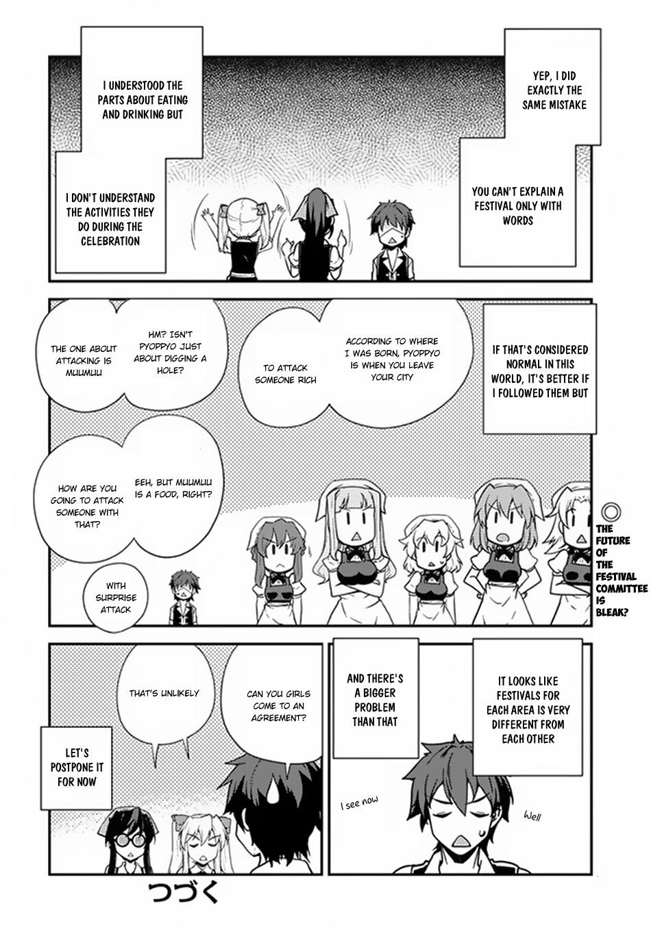 Isekai Nonbiri Nouka Ch. 59 Festival Committee Members and Music Instruments PT1