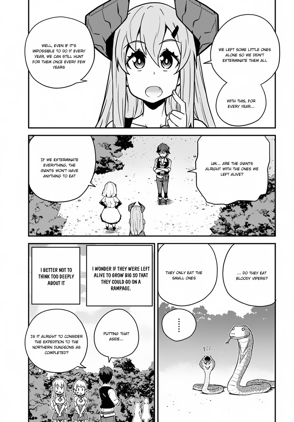 Isekai Nonbiri Nouka Ch. 64 Constructing the new Village and the Return of the Epedition Team