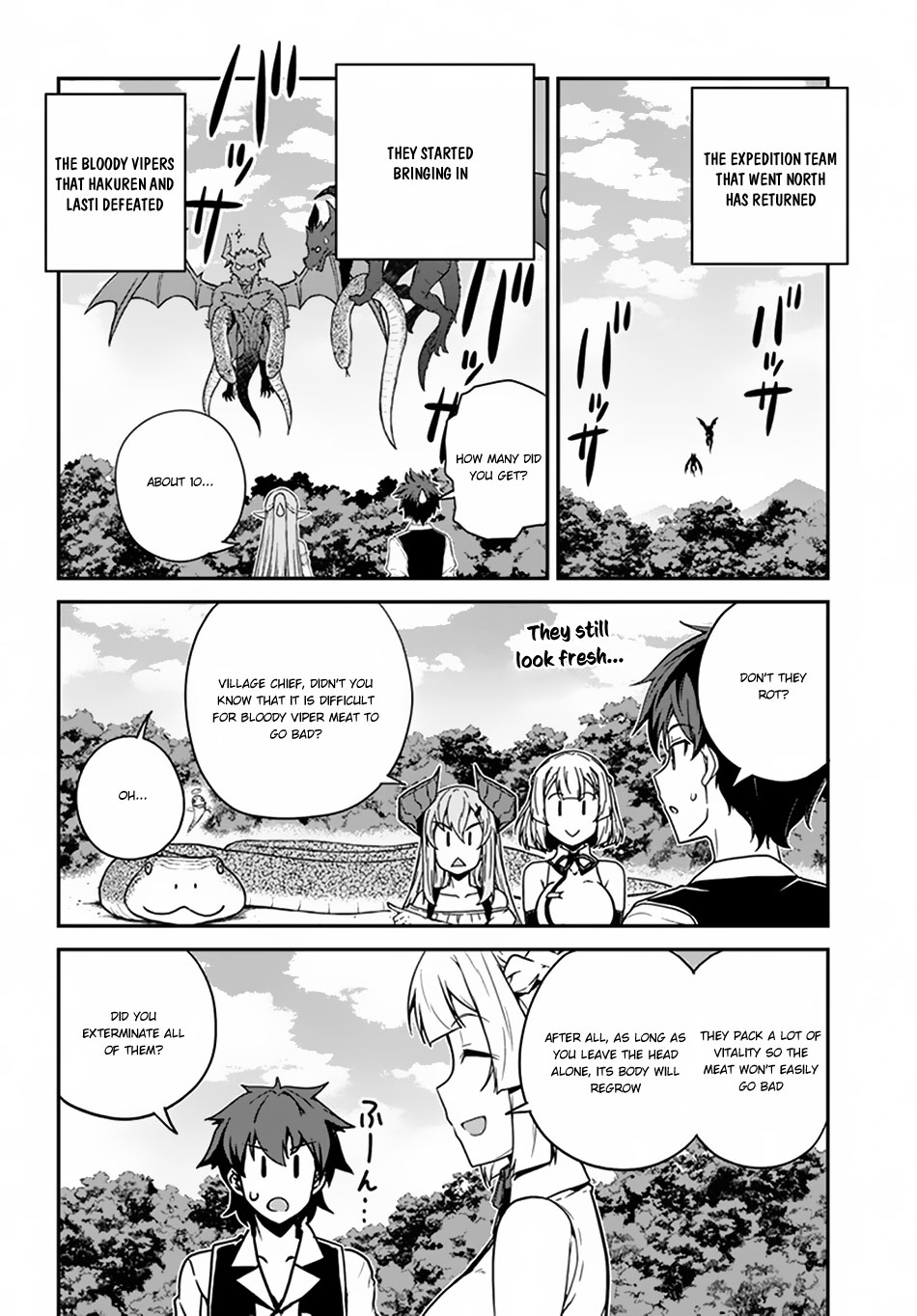 Isekai Nonbiri Nouka Ch. 64 Constructing the new Village and the Return of the Epedition Team
