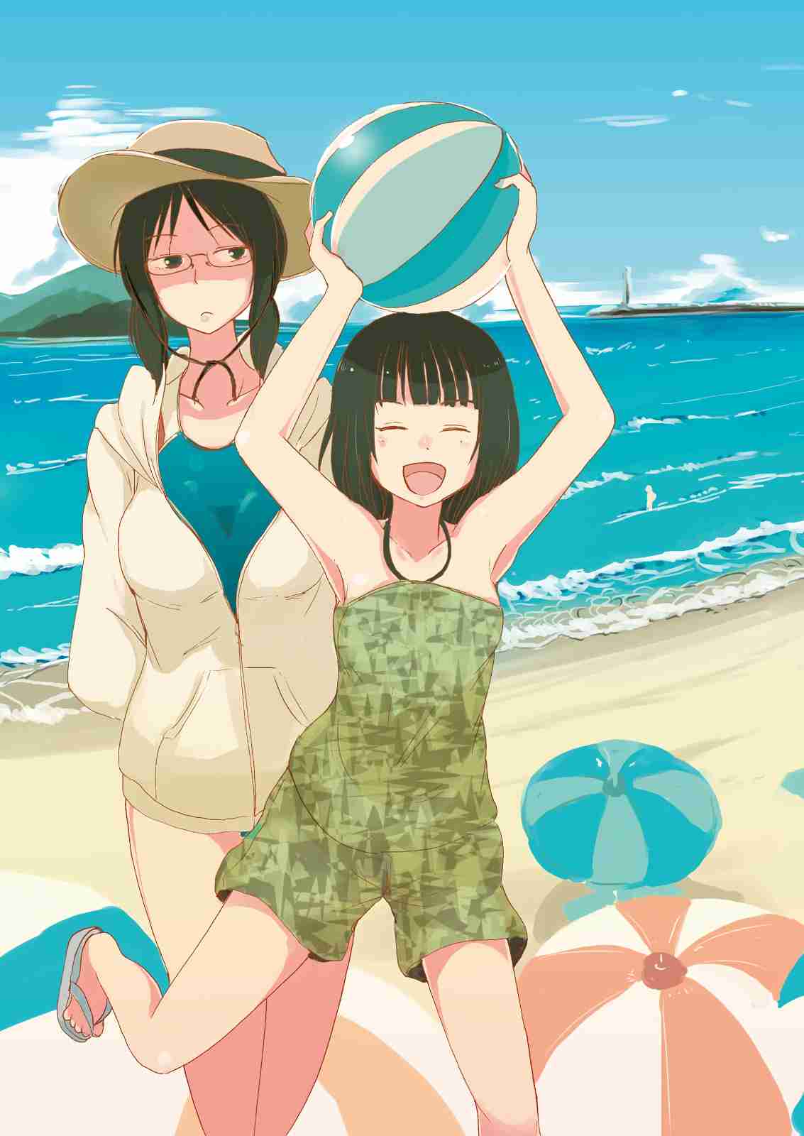 Kitsune no Oyome chan Vol. 1 Ch. 4 When My Kitsune Wife and I Went for a Swim in the Ocean