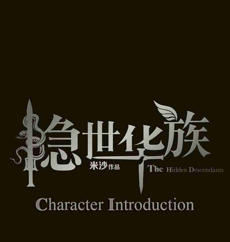 The Hidden Descendants Ch. 0.5 Characters Introduction