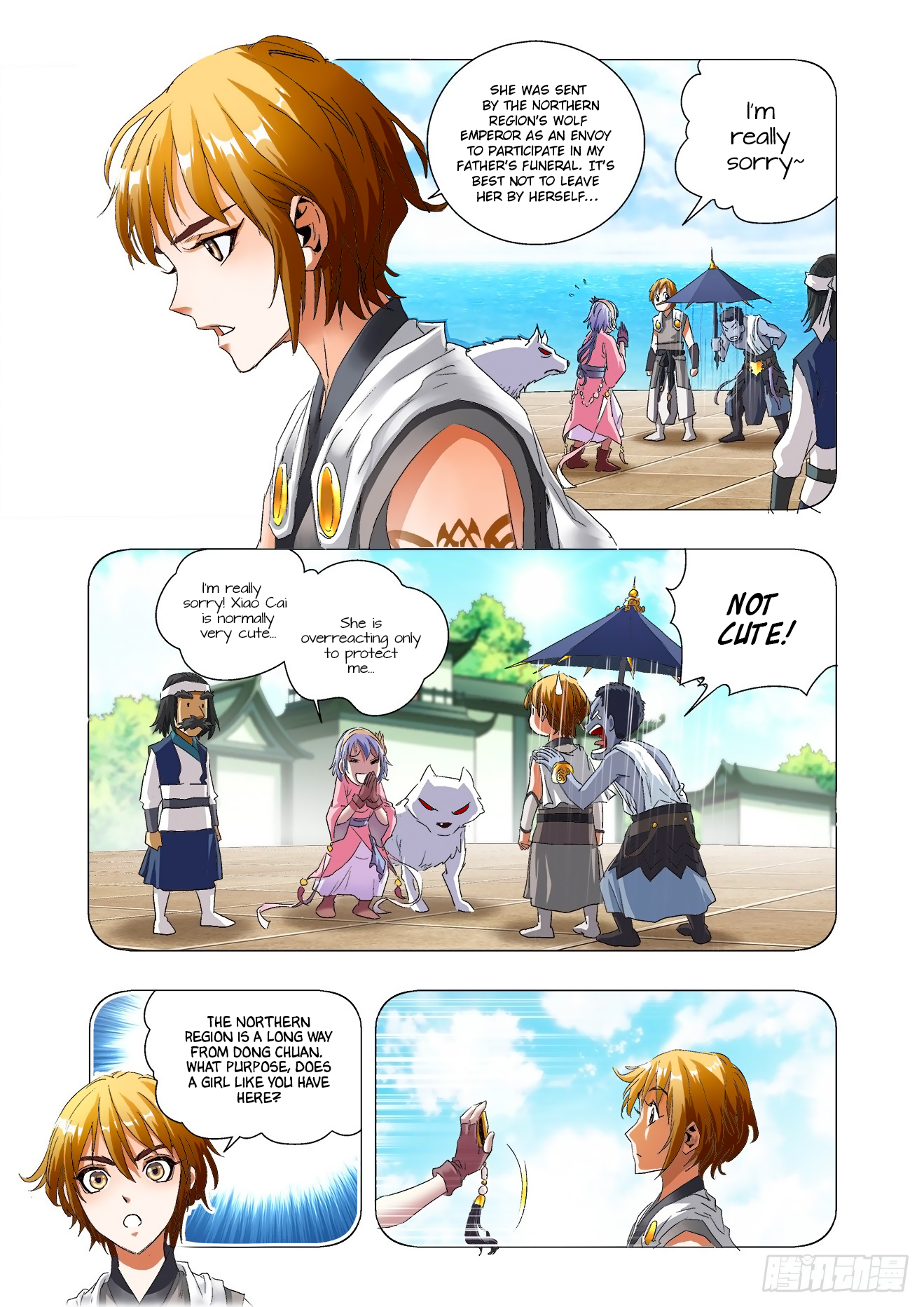 Battle Through The Heavens: Return Of The Beasts Chapter 3.1: Wolf girl Xiao Zhao