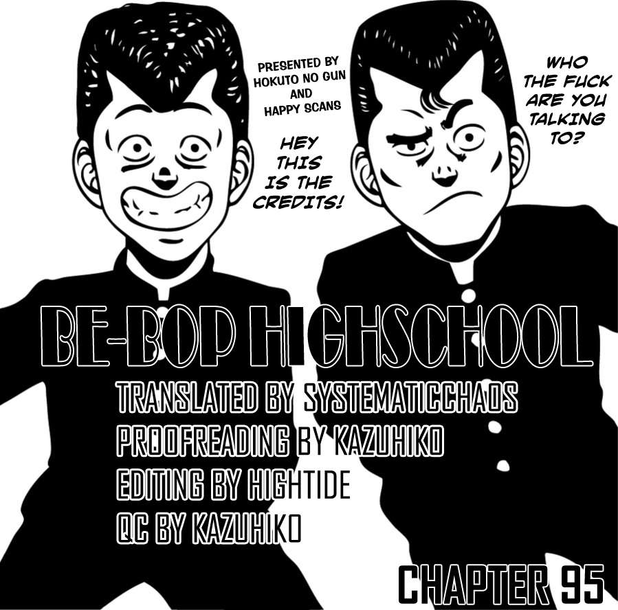 Be Bop High School Vol. 11 Ch. 95 The Hot Blooded Teacher's Lesson on Youth