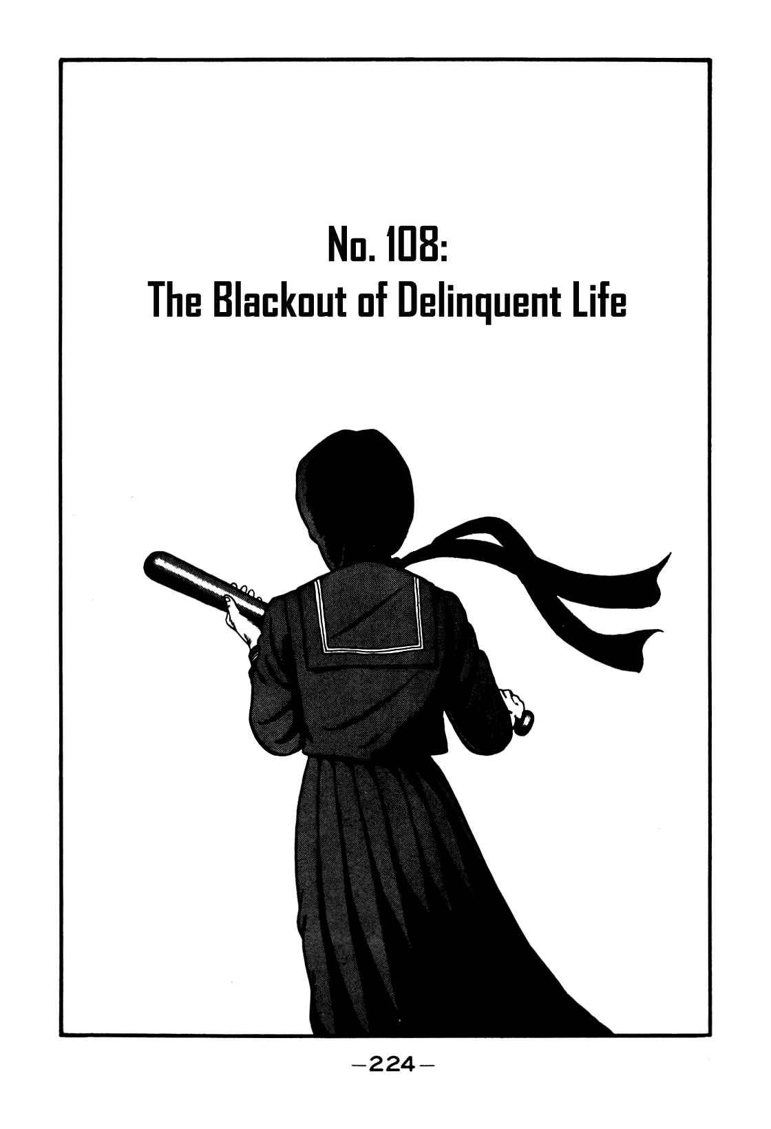Be Bop High School Vol. 12 Ch. 108 The Blackout of Delinquent Life