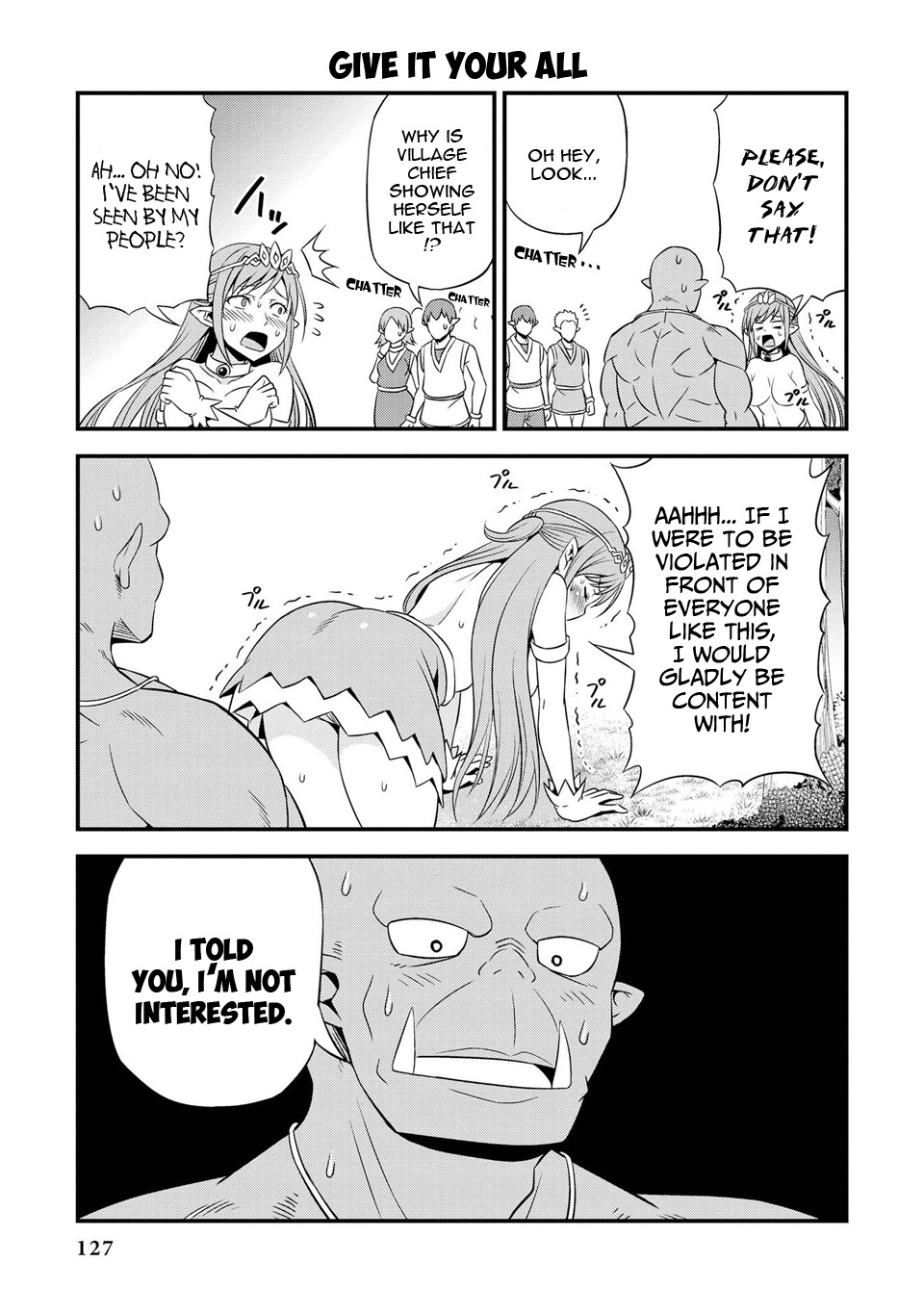 Hentai Elf to Majime Orc Vol. 4 Ch. 8.5 The Orc comes to the Village again