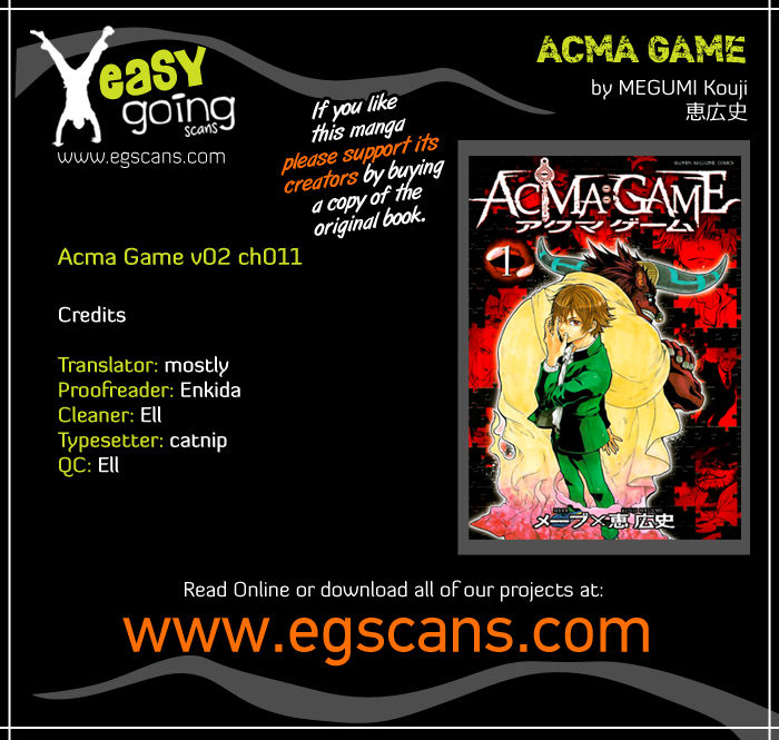 Acma:Game 11