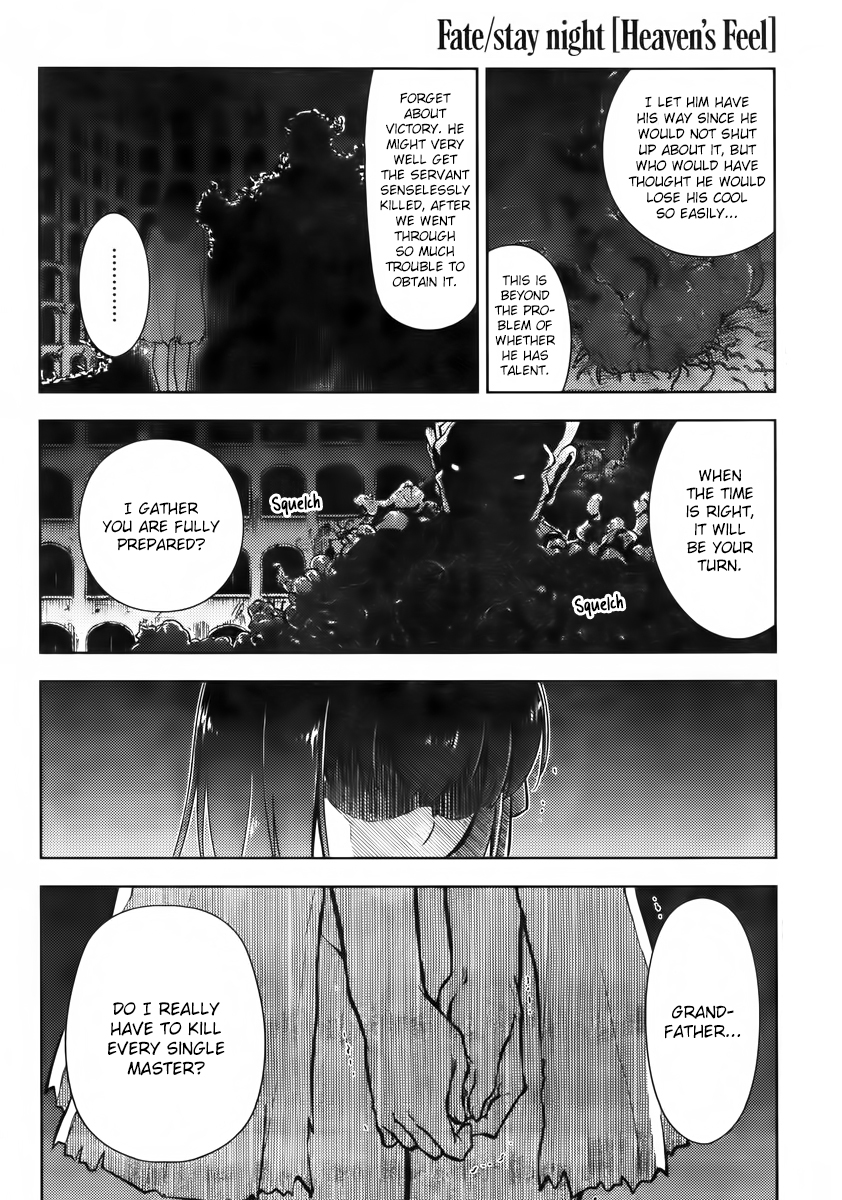 Fate/stay night: Heaven's Feel Ch. 9 Day 3 / Demonic Worms
