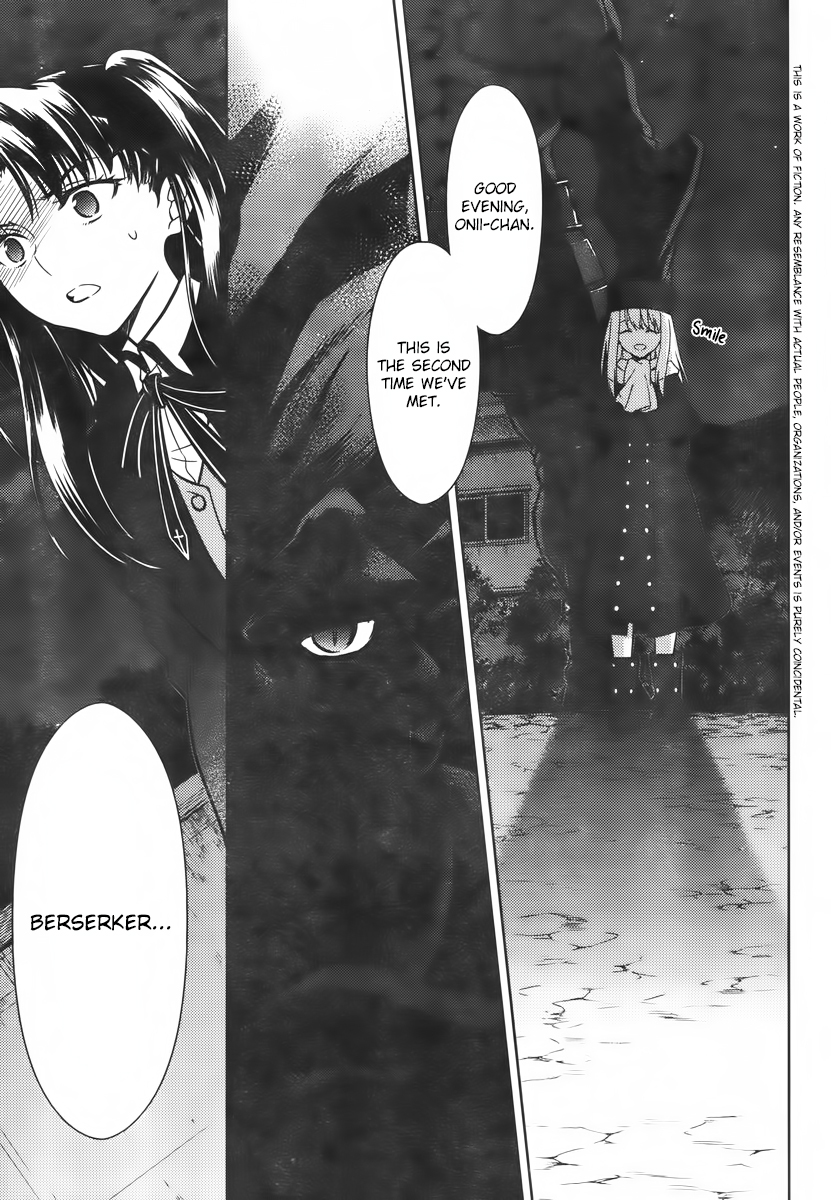 Fate/stay night: Heaven's Feel Ch. 10 Day 3 / The Mightiest Enemy (1)