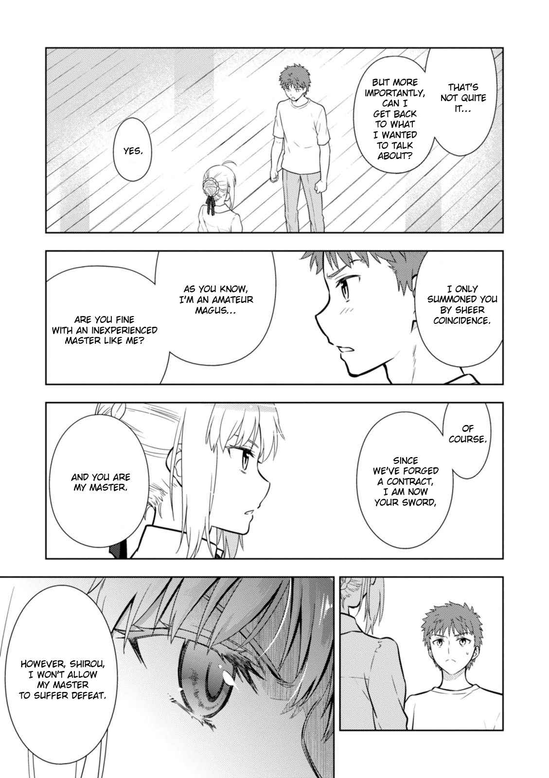 Fate/stay night: Heaven's Feel Ch. 13 Day 4 / The Holy Grail War and Its Origins (2)