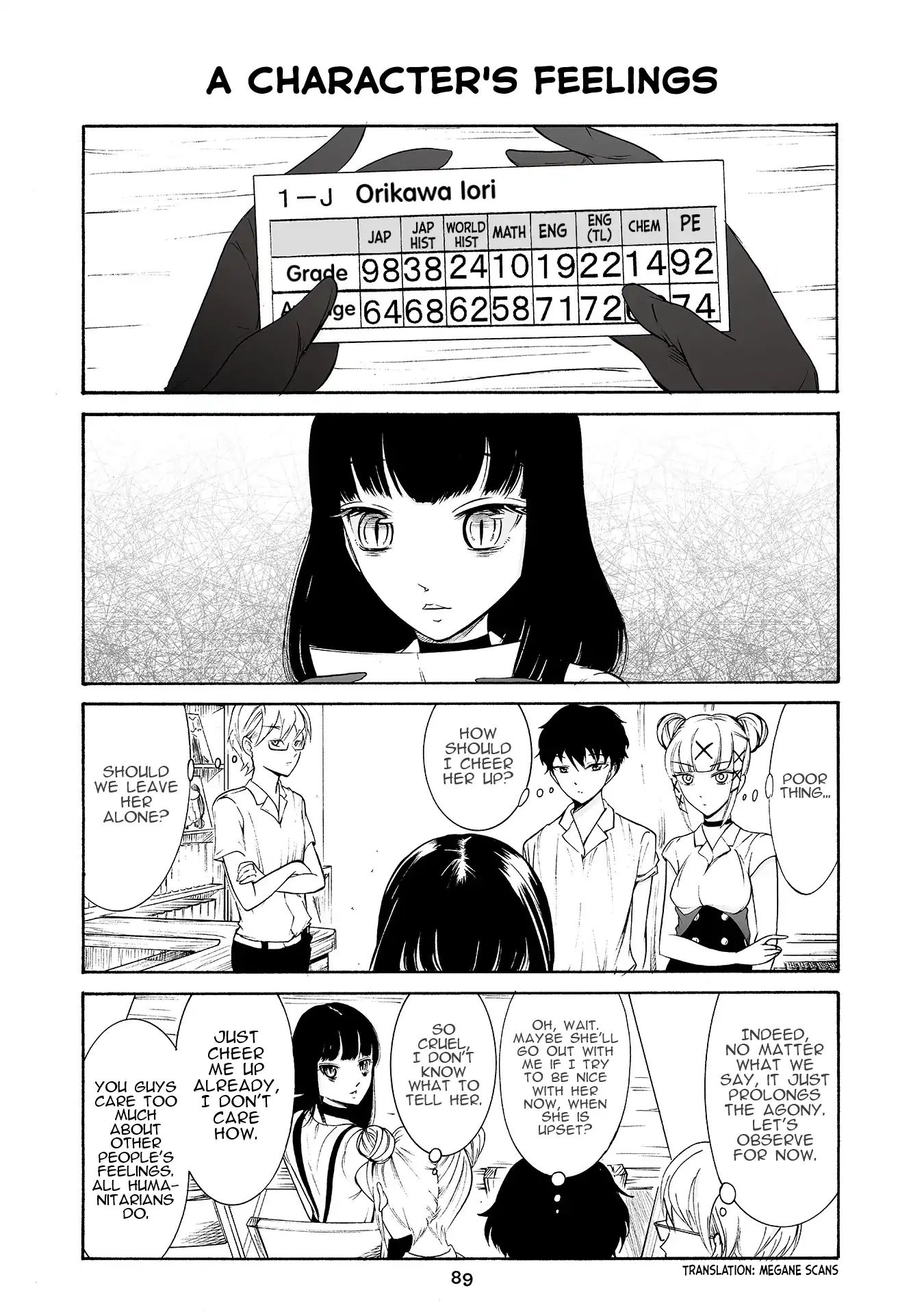 Kuzu to Megane to Bungakushojo (Nise) Vol.2 Chapter 172: A character's feelings