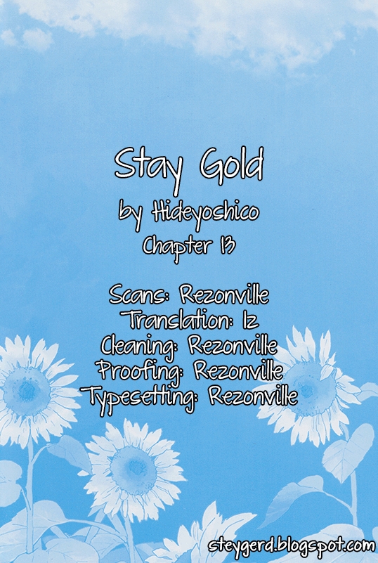 Stay Gold Vol. 3 Ch. 13
