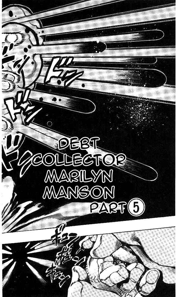JoJo's Bizarre Adventure Part 6 Stone Ocean Vol. 5 Ch. 38 Debt Collector Marilyn Manson Part 5