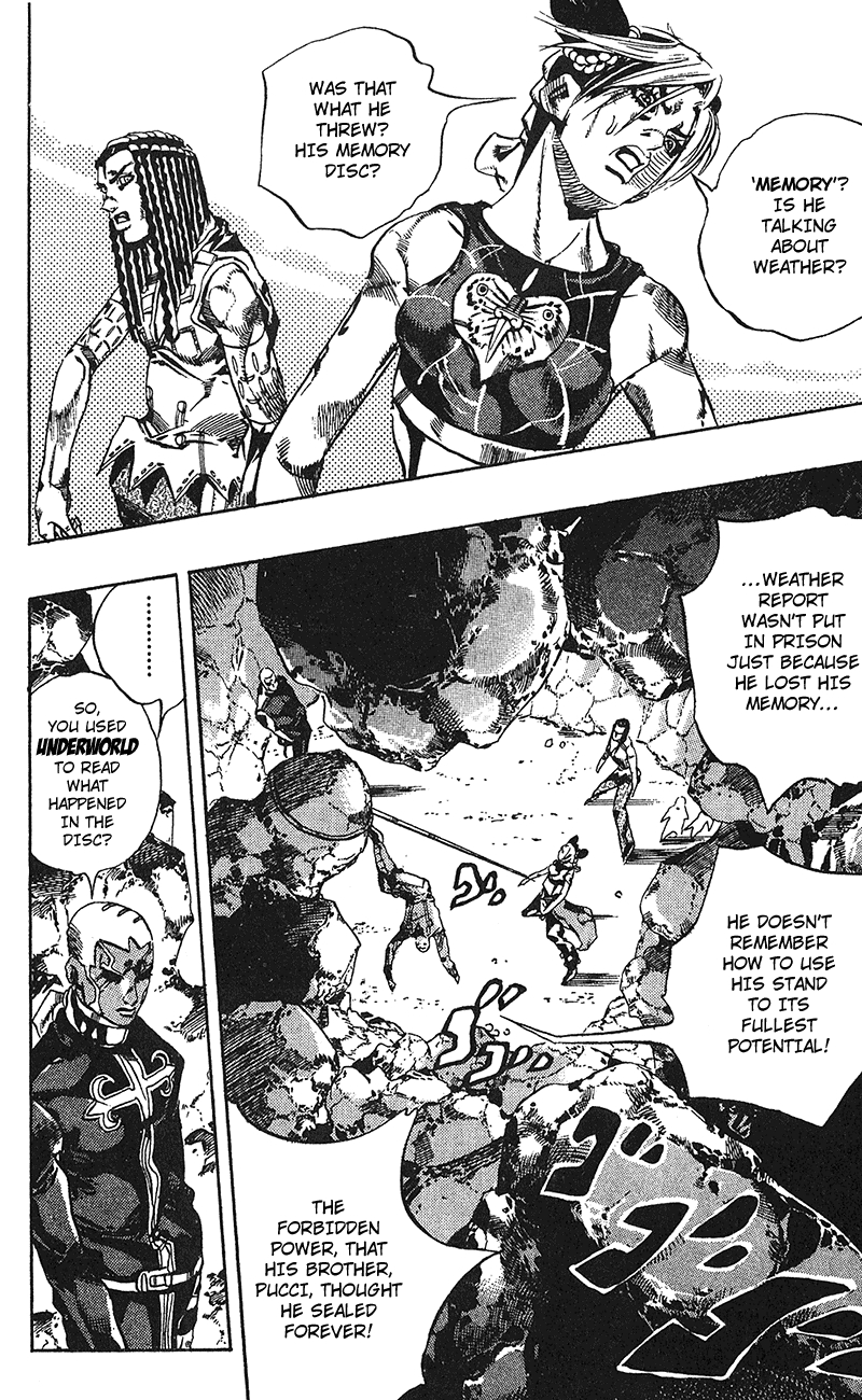 JoJo's Bizarre Adventure Part 6 Stone Ocean Vol. 14 Ch. 124 Underworld Part 6