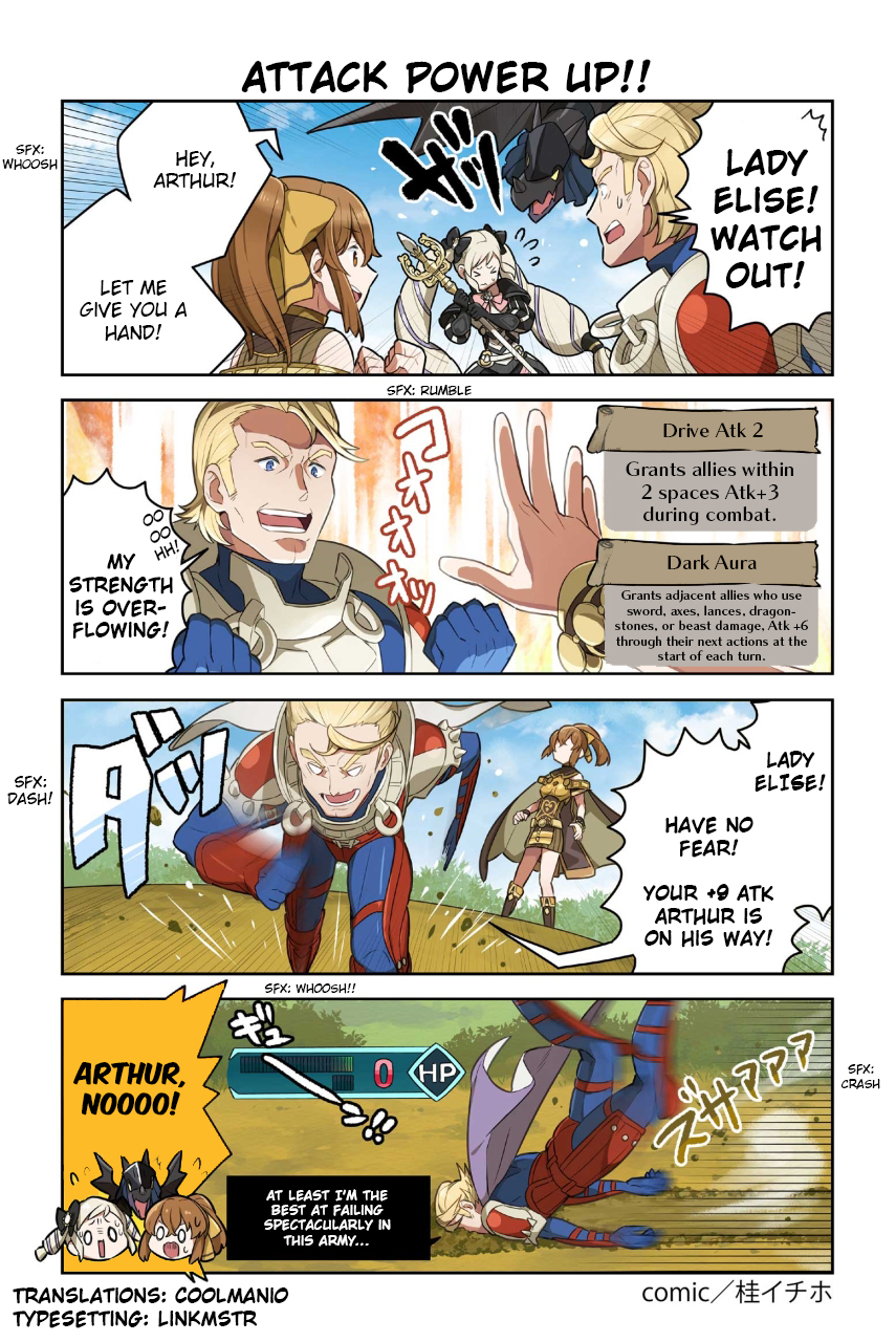 Fire Emblem Heroes Daily Lives of the Heroes Chapter 60: Attack Power Up!! V0