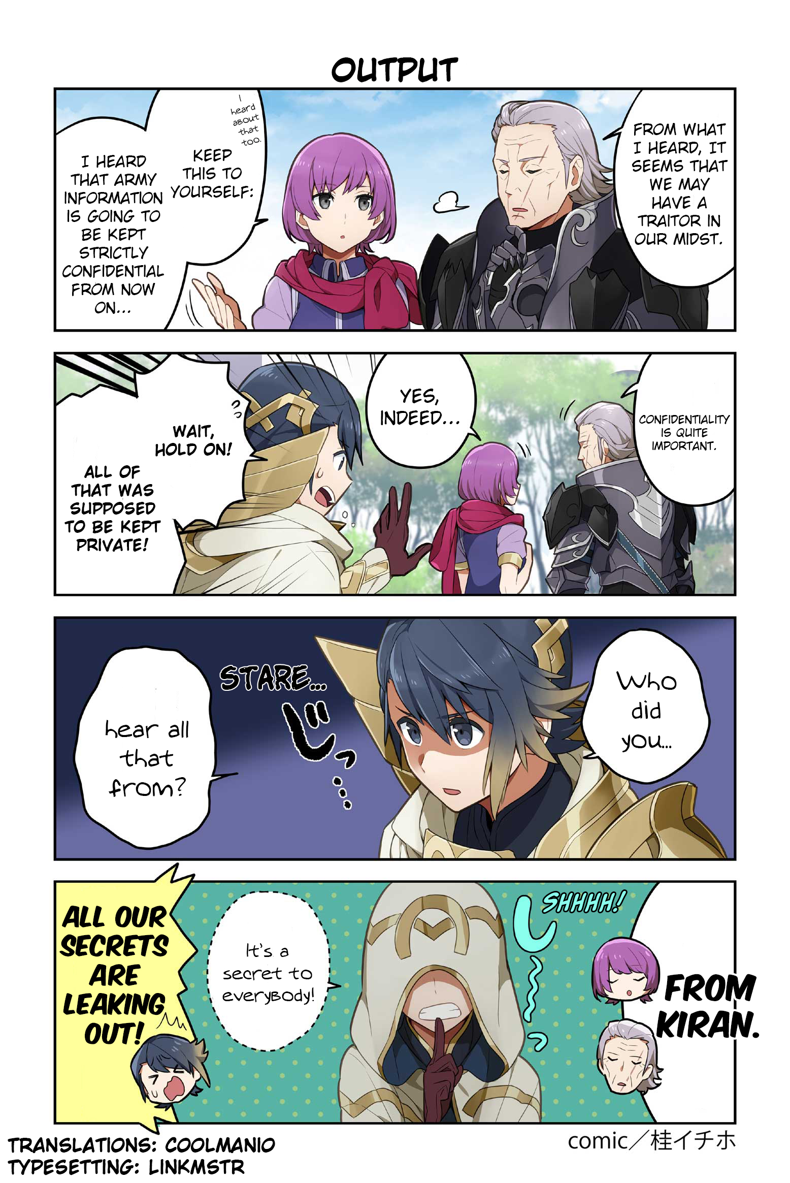 Fire Emblem Heroes Daily Lives of the Heroes Chapter 66: Output